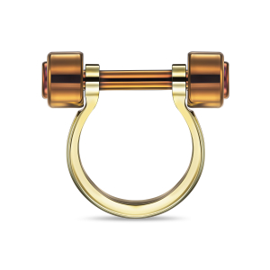 Титаловое кольцо гантеля